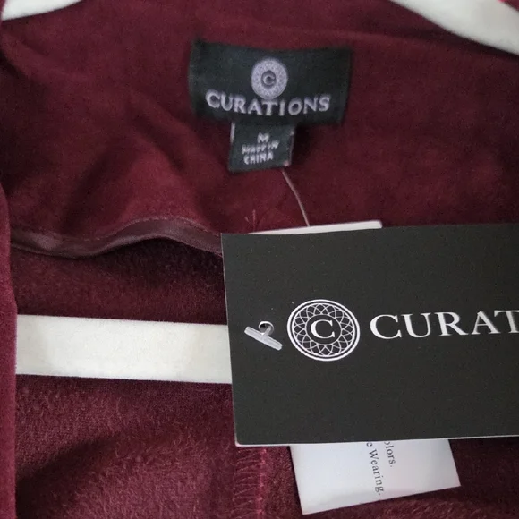 Faux Embroidered Suede Duster - Picture 6 of 7